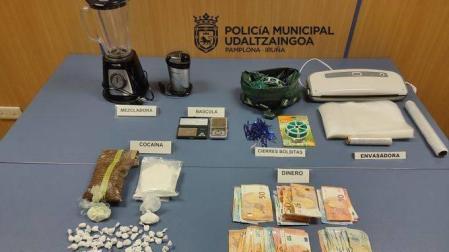 Ingresa en prisión un vecino de Pamplona por tráfico de drogas