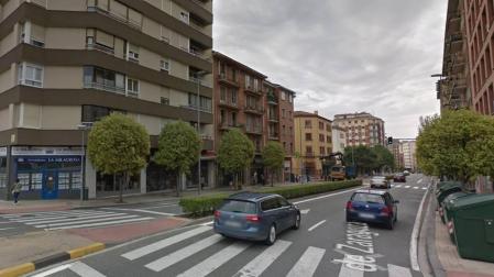 Imagen de la avenida Zaragoza en Pamplona