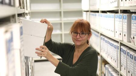 Virginia García Miguel: Más de tres décadas entre archivos y documentos