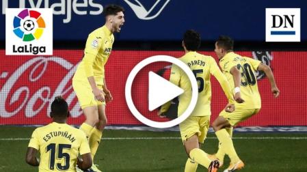 Resumen del Osasuna-Villarreal: gol de Fer Niño (0-2)