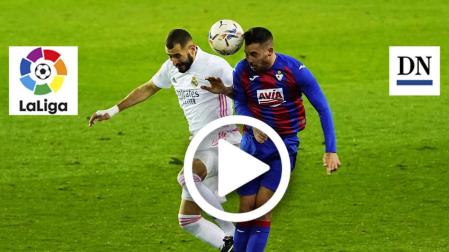 Resumen del Eibar-Real Madrid en vídeo