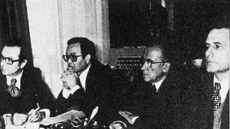 Imagen de una de las reuniones de la Junta Democrática de España