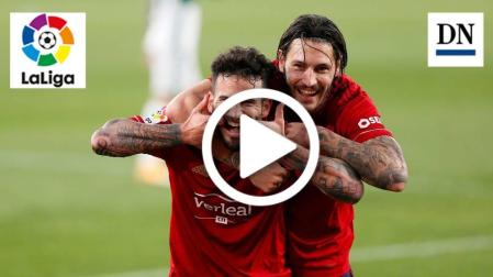 Resumen del Elche 2-2 Osasuna en vídeo: gol de Rubén García (0-1)