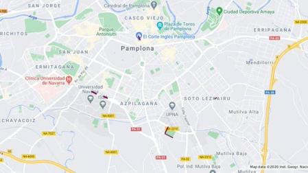 Estos son los cortes de tráfico este martes en Pamplona