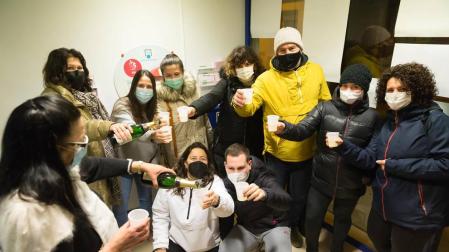 La lotera que vendió los décimos en Cascante se jubila “por la puerta grande