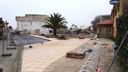 Cáseda avanza en la ampliación de sus instalaciones deportivas