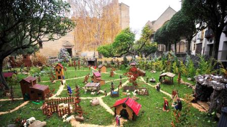 Malestar en Olite por el robo de dos figuras del Belén