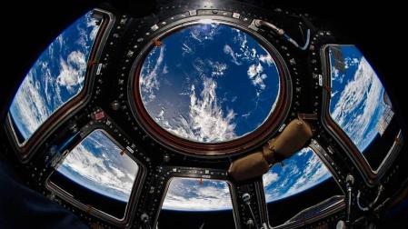 La Tierra vista desde la Estación Espacial Internacional.