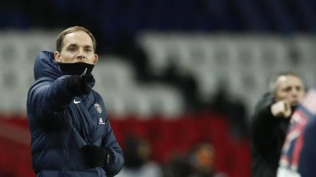 Thomas Tuchel, en su último partido en el banquillo del PSG.