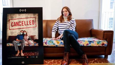 María Albiñana, actriz y creadora junto a su pareja, Luke Eve, de 'Cancelled'.