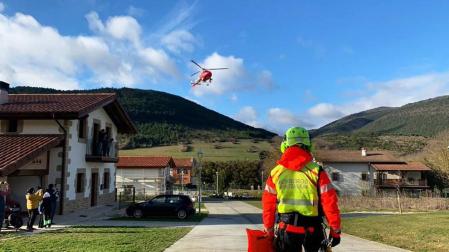 Rescatada una mujer de 64 años tras sufrir un accidente en el monte Ostiasko