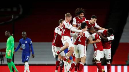 Vardy decide en un 'Boxing Day' de alegría 'gunner'