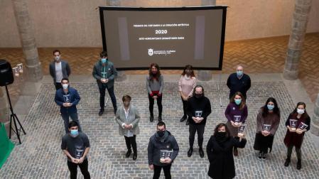El Ayuntamiento entrega los premios a los diez mejores proyectos de creación artística