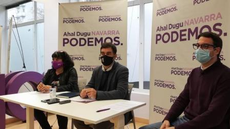 Eva Istúriz, Eduardo Santos y Carlos Amatriain.