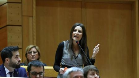 La hasta ahora portavoz de Ciudadanos en el Parlamento de Cataluña, Lorena Roldán.
