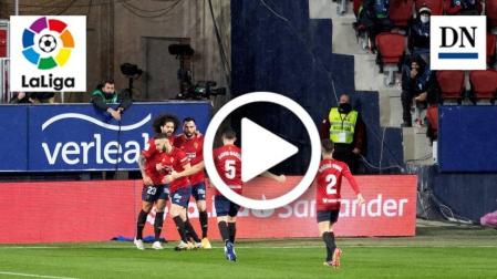 Resumen del Osasuna 1-1 Alavés en vídeo: gol de Roberto Torres (1-0)