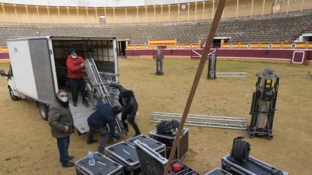Todo preparado para la llegada de los Reyes Magos a Tudela