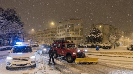 Filomena deja la mayor nevada en décadas en la Ribera sin provocar incidencias graves