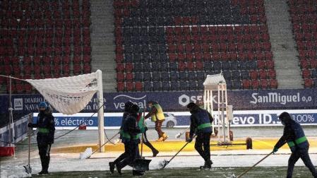 El Sadar pudo con Filomena