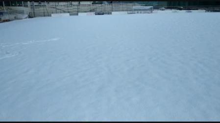 Campo de la Multilvera totalmente cubierto de nieve
