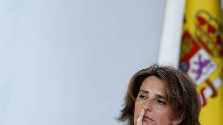 La ministra de Transición Ecológica, Teresa Ribera, en rueda de prensa tras el Consejo de Ministros.