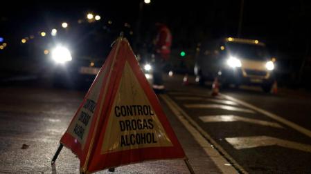 En un control de drogas de la Policía Foral, en diciembre de 2014
