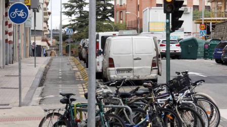 Hasta 150 bicicletas involucradas al año en accidentes en Pamplona