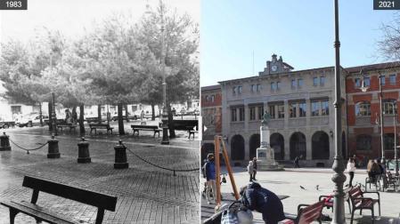 Cuando cambió... la plaza San Francisco
