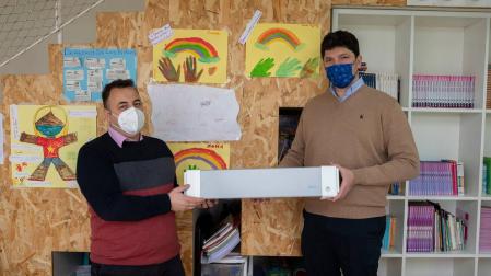 Una empresa navarra dona purificadores de aire a Save the Children
