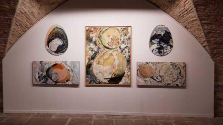Javier Esquíroz presenta su exposición 'Formas en la Foz de Lumbier'