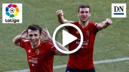 Resumen del Osasuna 3-1 Granada en vídeo: gol de Budimir (1-0)
