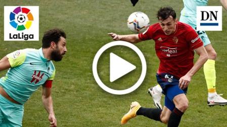 Resumen del Osasuna 3-1 Granada: gol de Budimir (2-0)