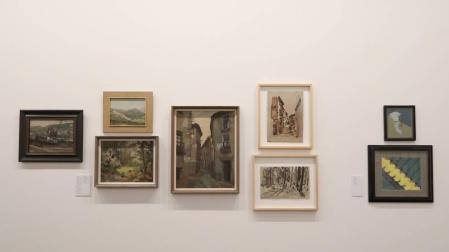 Este martes ha abierto sus puertas en el Museo de Navarra la exposición 'Gerardo Lizarraga. Artista en el exilio', que recoge una colección de cerca de 80 dibujos y caricaturas que el artista navarro realizó durante sus años de encierro en los campos de Argelès-sur-Mer, Agde y Clermont Ferrand (Francia).