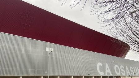La estructura del nuevo escudo de El Sadar