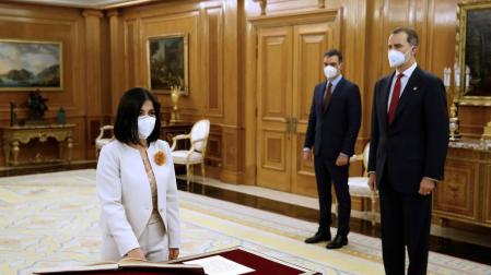 Darias e Iceta prometen sus cargos ante Felipe VI en la Zarzuela