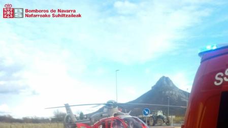 Sufre quemaduras graves por salpicaduras de acero fundido en Arbizu