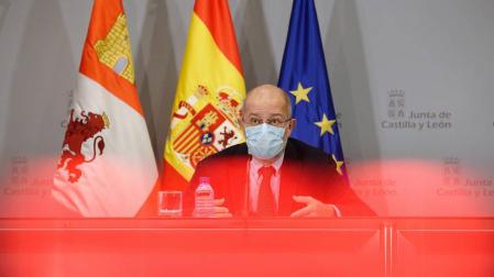 El vicepresidente de la Junta de Castilla y León y portavoz, Francisco Igea.