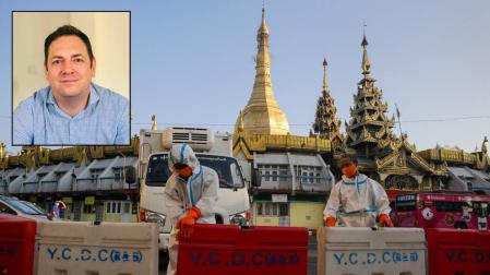 El pamplonés Aritz Izura, atrapado en Myanmar