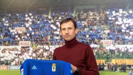 Cuco Ziganda, nuevo entrenador del Oviedo.