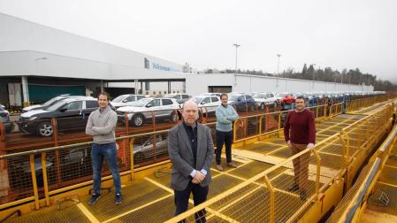 Volkswagen Navarra bate el promedio de coches distribuidos por tren