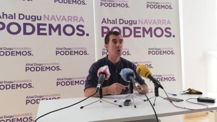 Eduardo Santos, secretario general de Podemos.