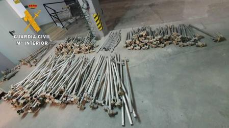 Investigado un joven de 27 años por robar material de riego en la Ribera
