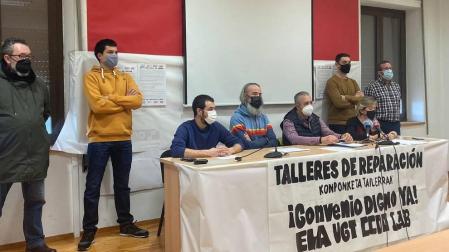 Los sindicatos se movilizan por el bloqueo del convenio de talleres de reparación