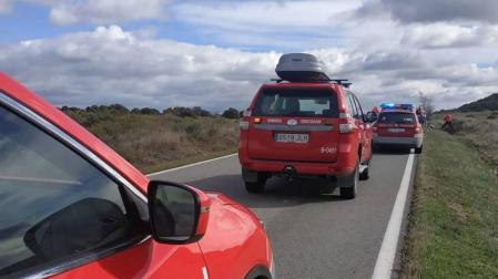 Herido muy grave el caer de la bici y ser arrollado por un coche en Navarra