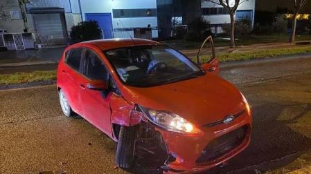 Denunciada por triplicar la tasa permitida de alcohol tras chocar con un árbol