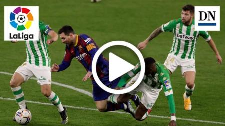 Resumen del Betis 2-3 Barcelona en vídeo