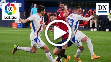 Resumen del Osasuna 2-1 Eibar