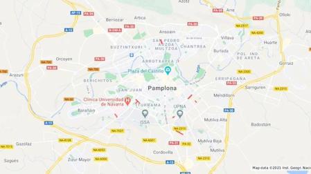 Estos son los cortes de tráfico de este miércoles en Pamplona