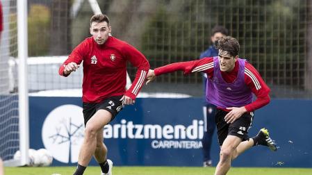 Darko Brasanac participa en una parte del entrenamiento