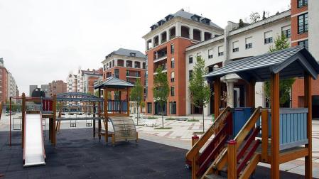 Parque infantil en Pamplona